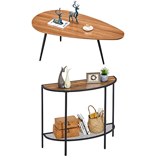 SAYGOER Small Coffee Table and Console Table Collection