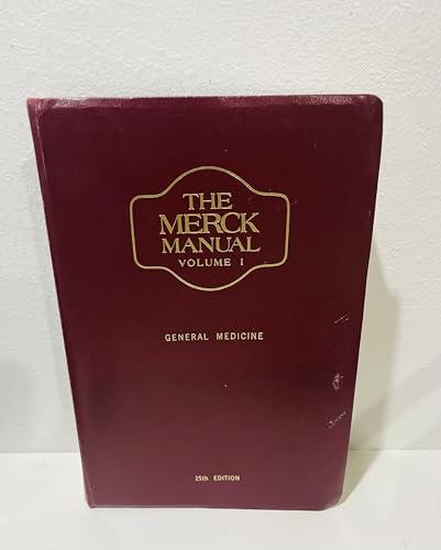 Merck Manual Gen Med 0911910077 Book Cover