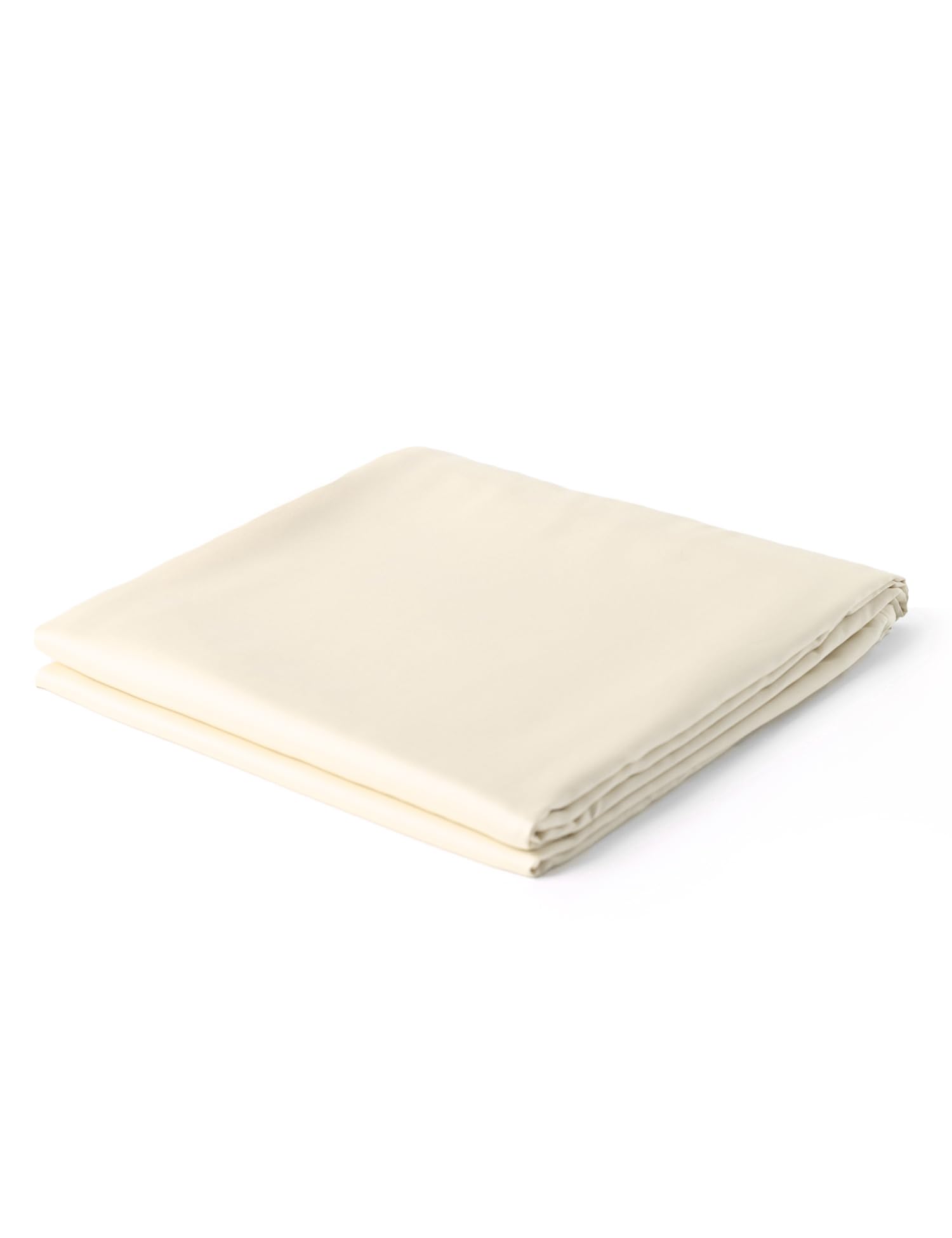 YnM Exclusive Cooling Duvet Cover for Weighted Blankets with 16 Strings (Champagne Beige, 88"x104")
