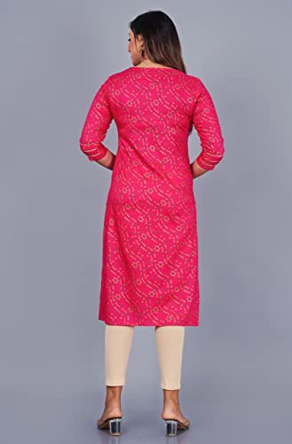 Image of Women's Rayon Straight Kurti(DC-6)