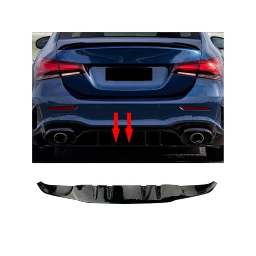 ベンツ Aクラス W177 A35 A45 AMG ハッチバックセダン 2019-2022 対応 後付け車用 リアバンパー リップスプリッター スポイラートリム