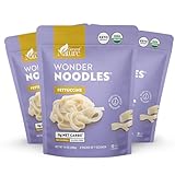 Wonder Noodles Keto Pasta - Fettuccine - Zero Carbs, Gluten-Free, Kosher, Vegan, Low-Calorie -Organic Konjac Noodles - (6 Individually Sealed Packs of 7oz each)