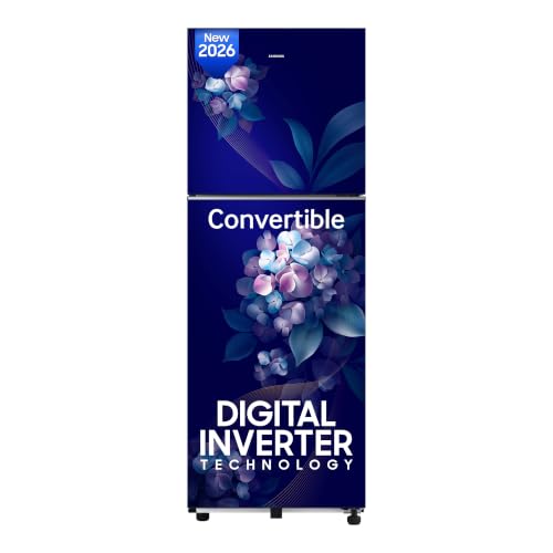 Samsung 236 L, 2 Star, Convertible, Digital Inverter Frost Free D...