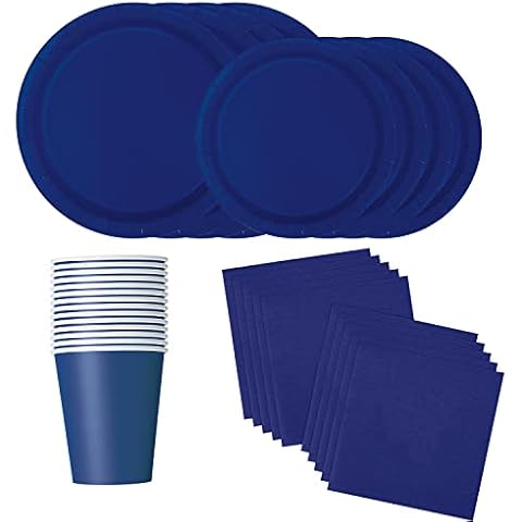 Juego de vajilla desechable de 70 piezas para fiestas de coronación Cover