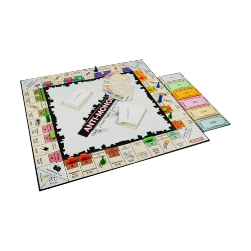 Anti-Monopoly juego de mesa para 2 a 4 jugadores miniatura 4