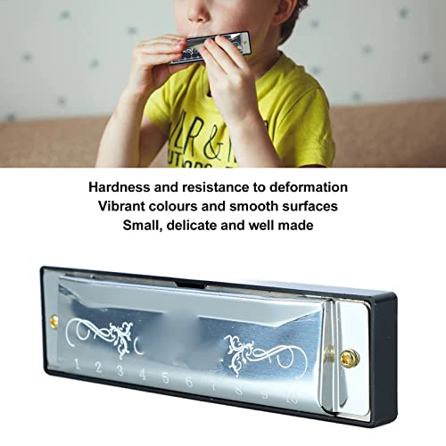 Embouchure Standard, Surface Lisse Harmonica 10 Trous Dur de Longue Durée Aluminium Léger et Acier Inoxydable 20 Mélodies Aucune Déformation pour le Voyage (Argent) - Les Beatles, Paul McCartney, John Lennon, RIngo Starr, George Harrison Embouchure Standard, Surface Lisse Harmonica 10 Trous Dur de Longue Durée Aluminium Léger et Acier Inoxydable 20 Mélodies Aucune Déformation pour le Voyage (Argent) – Image 5