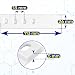 2 Set Integrated Fridge Door Sliders with Original Code 9086322 9086084 9086111 for Liebherr 1878720 1878730 for Miele and 015730361 for Smeg - Warranty 10 Years - MONTERAL