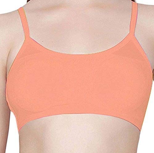 Image of Girls Cotton Lightly Padded, With Removable Pads Non-Wired Bralette Bra