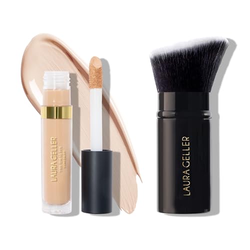 Kaely Liquid Concealer for Older Women, Under Eye Brightener Full Coverage Concealer for Dark Circles, Foundation Face Makeup Lightweight Waterproof, Color Corrector de ojeras, 07 Medium Bronze