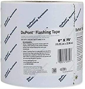 Dupont Tyvek Flashing Tape - 6" x 75' - 1 Roll