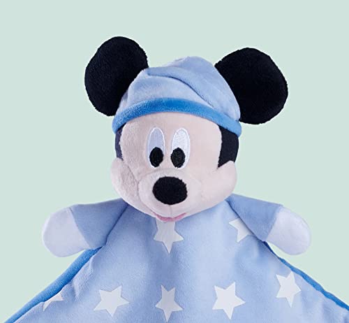 Simba 6315870352 - Disney Gute Nacht Mickey Maus Schmusetuch, Glow in the Dark Plüsch, Micky Mouse, Babyspielzeug, Kuscheltier… – Ansicht 4