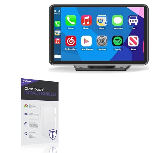 BoxWave Screen Protector Compatible With Paslda FX-WCS-803 (7 in) - ClearTouch ImpactShield (2-Pack), Impenetrable Screen Protector Flexible Film