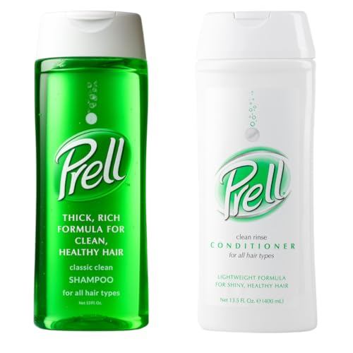 Prell 2-in-1 Shampoo & Conditioner Classic Clean Deep Cleansing & Lightweight Conditioning for Shiny Healthy Hair | 13.5 oz