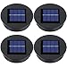 Set di 4 lampade solari di ricambio con lampadine a LED, pannello solare, coperchio di ricambio per lampade da esterni fai da te per lampade solari a LED, decorazione da giardino