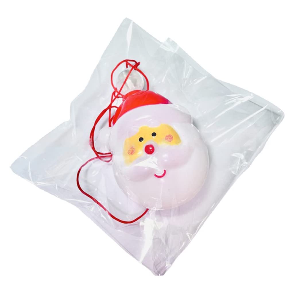 Jazuaiao Santa Hanging Ornament with Light Christmas Decoration Tree Pendant Kids Happy New Year Tree Pendant Light Santa Hanging Ornament for Holiday Decoration