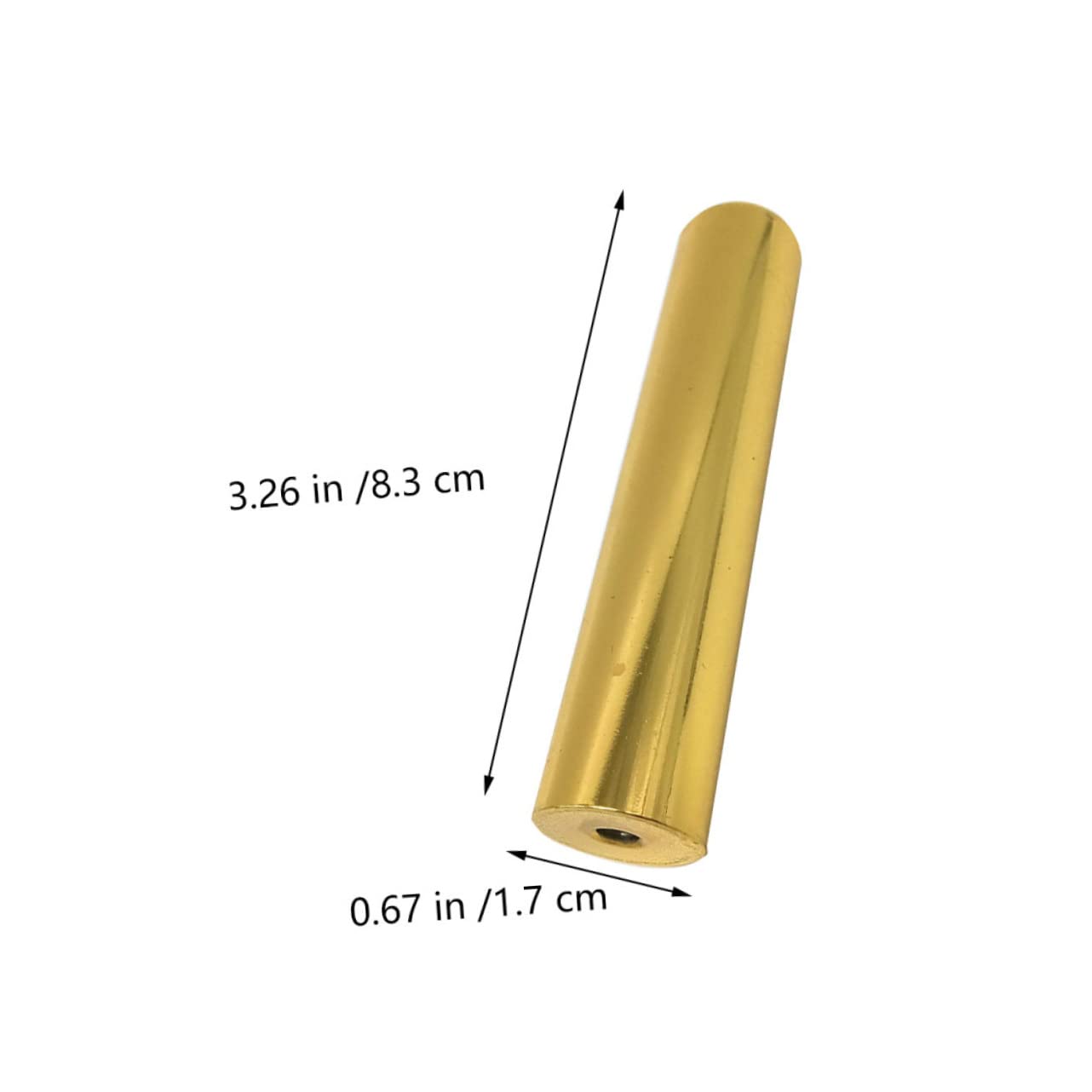 Kisangel 2pcs Metal Guitar Slides Tone Bars for Clearer Tone Resistant Guitar Accessories