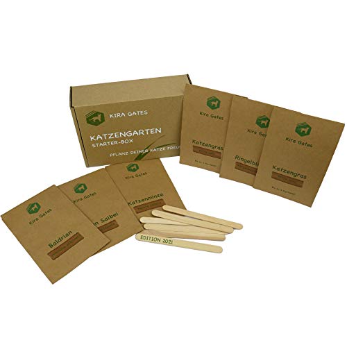 Kira Gates Katzengarten Starter Box - Katzenkräuter im Geschenkset Cover