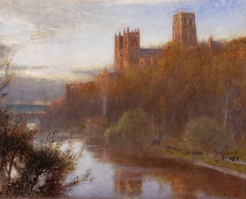 Lienzo de la Cattedrale di Durham de Albert Goodwin para renovar paredes vacías en casa 60x90cm