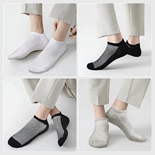 GRPSKCOS No Show Socks Men, 8 Pairs Low Cut Ankle Socks, Men Short Socks Casual Cotton Socks3