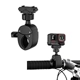 JJC 自転車・バイク用 ハンドルホルダー Insta360 X4 Air X5 Ace Pro 2 ACE に対応 カメラホルダー マウント 360°回転 ハンドルクランプ マグネット クイックリリース バイクマウント カメラクランプ アクションカメラ アクセサリー