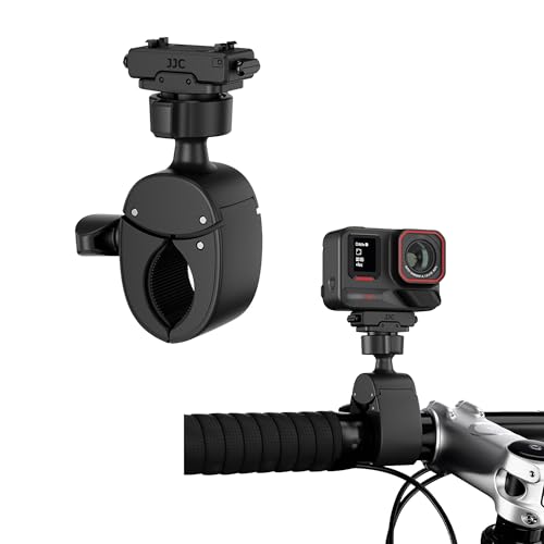 JJC ���]�ԁE�o�C�N�p �n���h���z���_�[ Insta360 X4 Air X5 Ace Pro 2 ACE �ɑΉ� �J�����z���_�[ �}�E���g 360°��] �n���h���N�����v �}�O�l�b�g �N�C�b�N�����[�X �o�C�N�}�E���g �J�����N�����v �A�N�V�����J���� 