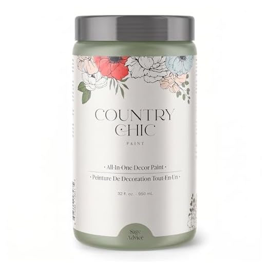 Country Chic Chalk Paint, Sage Advice, Quart