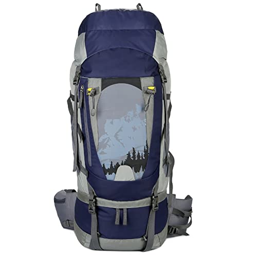 TARVIT Hiking Daypacks Large Capacity Outdoor Camping Backpack Male Sports Climb Mountaineering Bag Waterproof Nylon Travel Military Hiking Bag