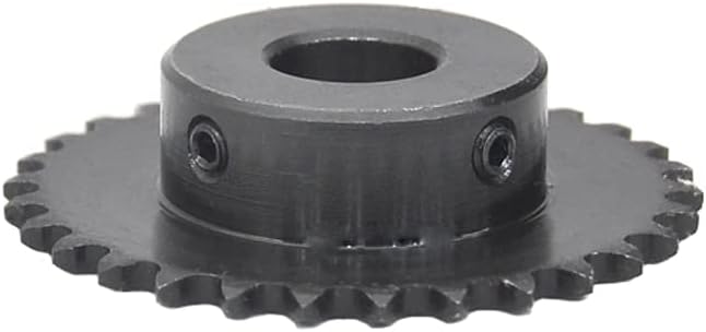 #25 Chain Drive Sprocket 10T 10mm Bore 1/4" 6.35mm Pitch For #25 04C Roller Chain (#25-10T； Bore:10mm)