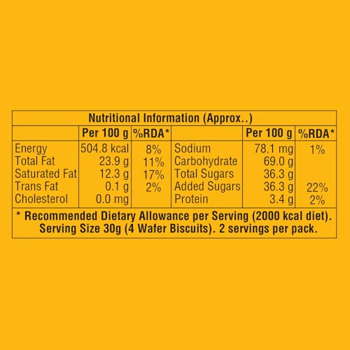 Image of Dukes Waffy - Vanilla Flavoured Creamy & Crunchy Wafers (60 /55 Gram)