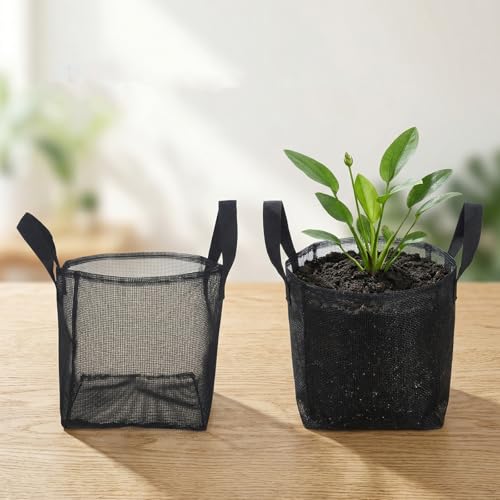 Cesta de malla negra para estanques que mantiene el agua limpia de jardín 7