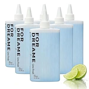 Bodenreiniger, 1:200 Multiflächen-Reinigungslösung, 500ml Limettenduft X6, Frischer Lang anhaltender Duft, Kompatibel mit Dreame Trocken-/Nasssaugern