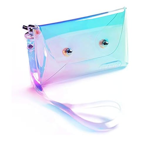 mumi Holographic Coin Pouch | Stylish and Ultra-Functional | Fits All your Essentials | Coin purse size: 2.75 x 3.5 inches Cover