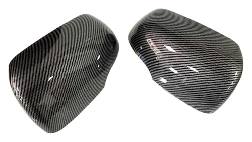 Coque rétroviseur Kia Picanto 2012-2017 look carbone ABS de qualité - 3