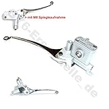BESTE QUALITÄT BREMSZYLINDER (schlanker Behälter) RECHTS FÜR SCHEIBENBREMSE VORNE MIT M8 SPIEGEL AUFNAMHE z.B. für BENZHOU YIYING YY50QT-50 REX RS400 RS460 AGM GMX450 JINAN QINGQI SPEEDY QM50QT YIYING LONGJIA KYMCO LEIKE JMSTAR MKS BAOTIAN PEUGEOT KREIDLER RMC FLEX TECH TOPDRIVE YY50QT ERING ADLY RIEJU SUKIDA GY6 CHINA ROLLER GY6 50-80ccm