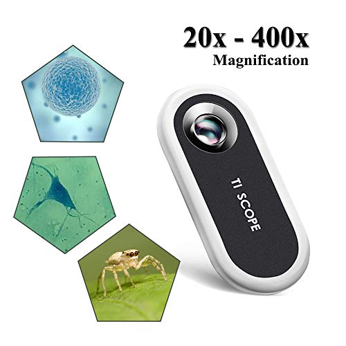 XIHAToy Digital Microscope Camera 20x to 400x Magnification Pocket Microscope for Students Compatible