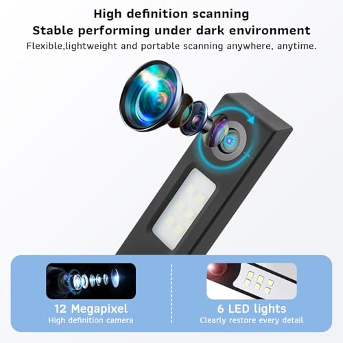 Caméra de documents portable pour le télétravail et les cours