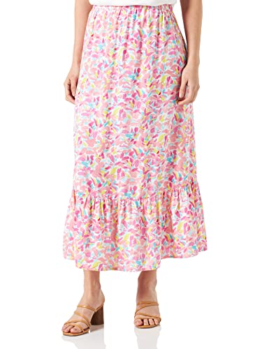 MAMALICIOUS Mlcasey Wo Midi Skirt HW A. Falda premamá, Begonia Pink/AOP: Flower AOP, M para Mujer