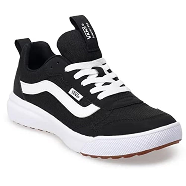 Vans Women's Range EXP Shoe | Athletic Fashion Sneakers for Walking, Hiking & Everyday Wear, Mesh Black/White, 8.5