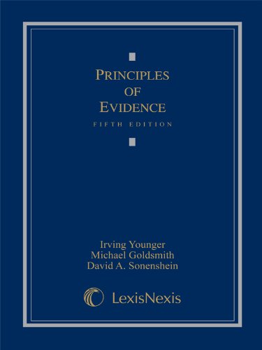 Principles of Evidence 0820570273 Book Cover