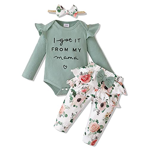 Image of YALLET Newborn Baby Girl Clothes,