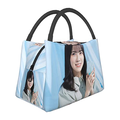 [Lulubor] 森本茉莉 (1) 大容量 立式のハンドバッグ 通学 通勤 折りたたみ 弁当袋 多機能 保温する 寒さを保つ ポータブル 昼食の包み ディナーバッグ 小物収納 軽量 手提げ袋