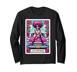 Photo Gallery la chicana tarocco carta divertente donna messicana femminista tatuaggio maglia a manica Photo Gallery la chicana tarocco carta divertente donna messicana femminista tatuaggio maglia a manica