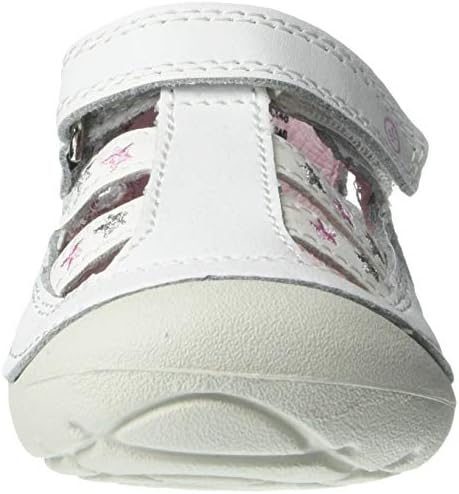 Stride Rite Girl's Soft Motion Aurora Athletic Sneaker, White, 3 Wide Infant | Image 1