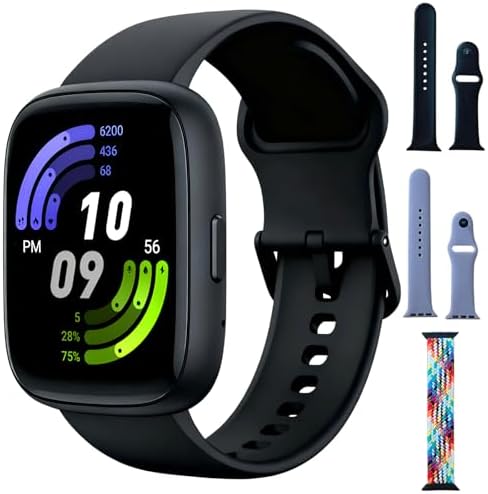 Relogio Smartwatch Feminino e Masculino,Smartwatch GPS,Tela HD de...