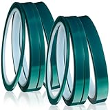 Mobestech 8 Rolls Heat Resistant Tape Set for Electronics Circuit Board Repair, 3 Thermal Transfer Tape