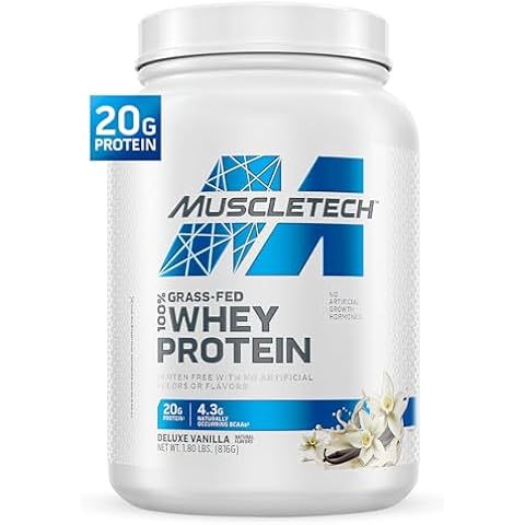 MuscleTech Grass Fed Whey Protein Powder Cover