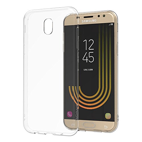 TECHGEAR Galaxy J5 2017 Case - [AirFlex] Slim & Light, Protective, Flexible Gel/TPU Cover with Soft Touch Keys Compatible with Samsung Galaxy J5 2017 (Super Clear)