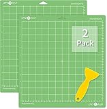 【Reemplazo más práctico】El paquete de tapetes de corte HTVRONT 30,5x30,5cm incluye 2 tapetes de corte de 30,5x30,5cm para cricut, que son compatibles con Cricut Maker/ Maker 3/ Explore 3/ Air 2/ Air/ One. Con nuestras alfombrillas de corte con agarre estándar de 2 paquetes, puede satisfacer todas sus necesidades de diferentes proyectos artesanales.