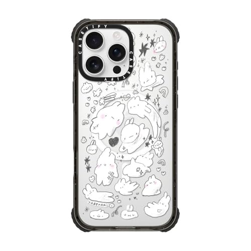 CASETiFY (P[XeBt@C) EgCpNg iPhone 16 Pro Maxp P[X [XgOX/12tB[g 5X ~g[O[h̗ɑ΂ی/MagsafeΉ] - Just Some Buns - NAub