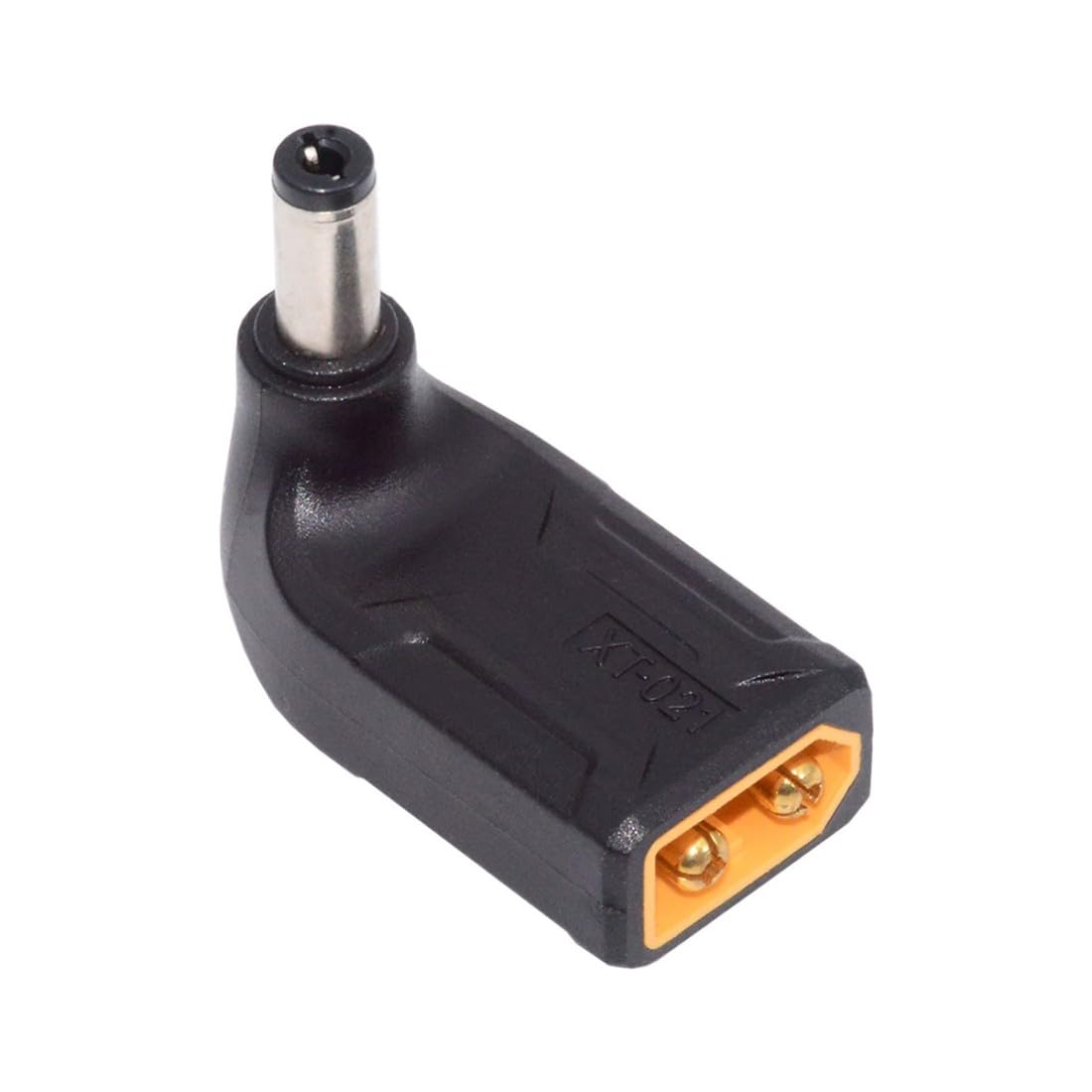 chenyang XT60 to DC Adapter,DC 5.5x2.1mm Male to XT60 Male 90 Degree Angled Bidirectional Charging Conversion Adapter for Aircraft Model/Car Model/Remote Control Toy/Battery Charger — image 1
